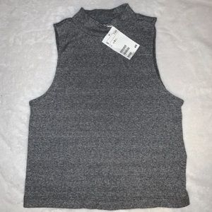 Grey Sleeveless Top